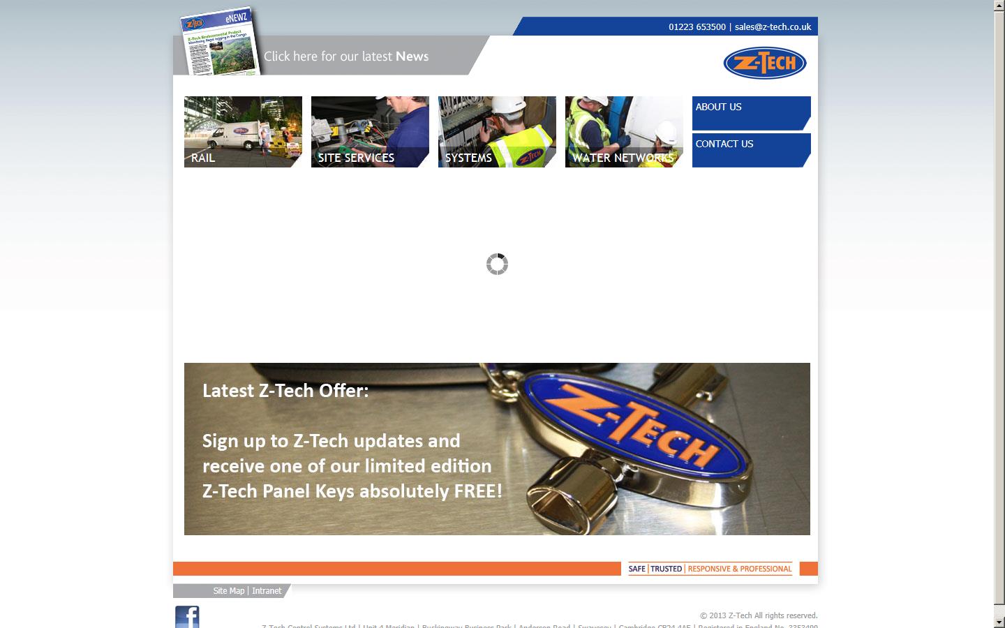 Z-Tech Control Systems Website