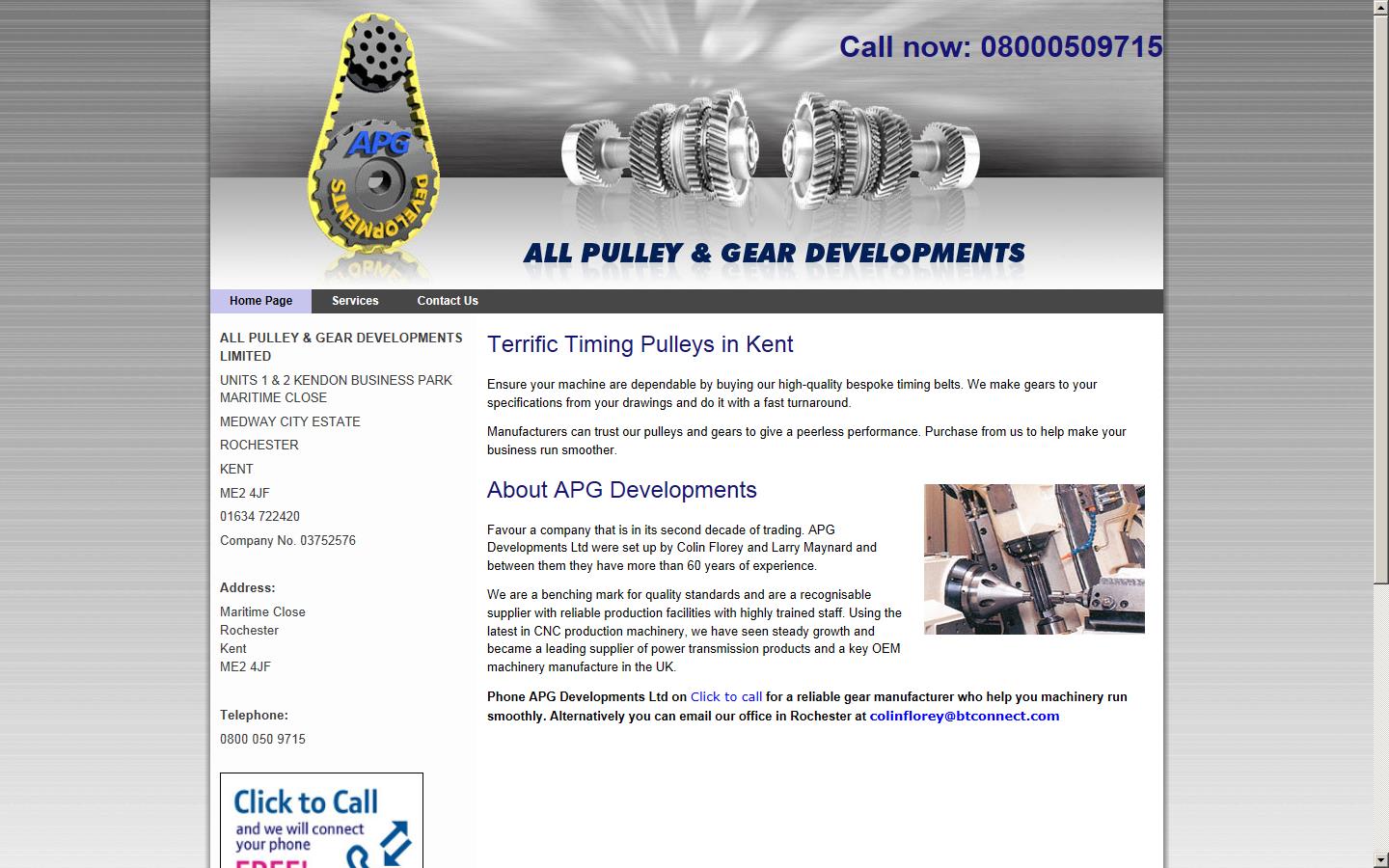 APG Developments Website