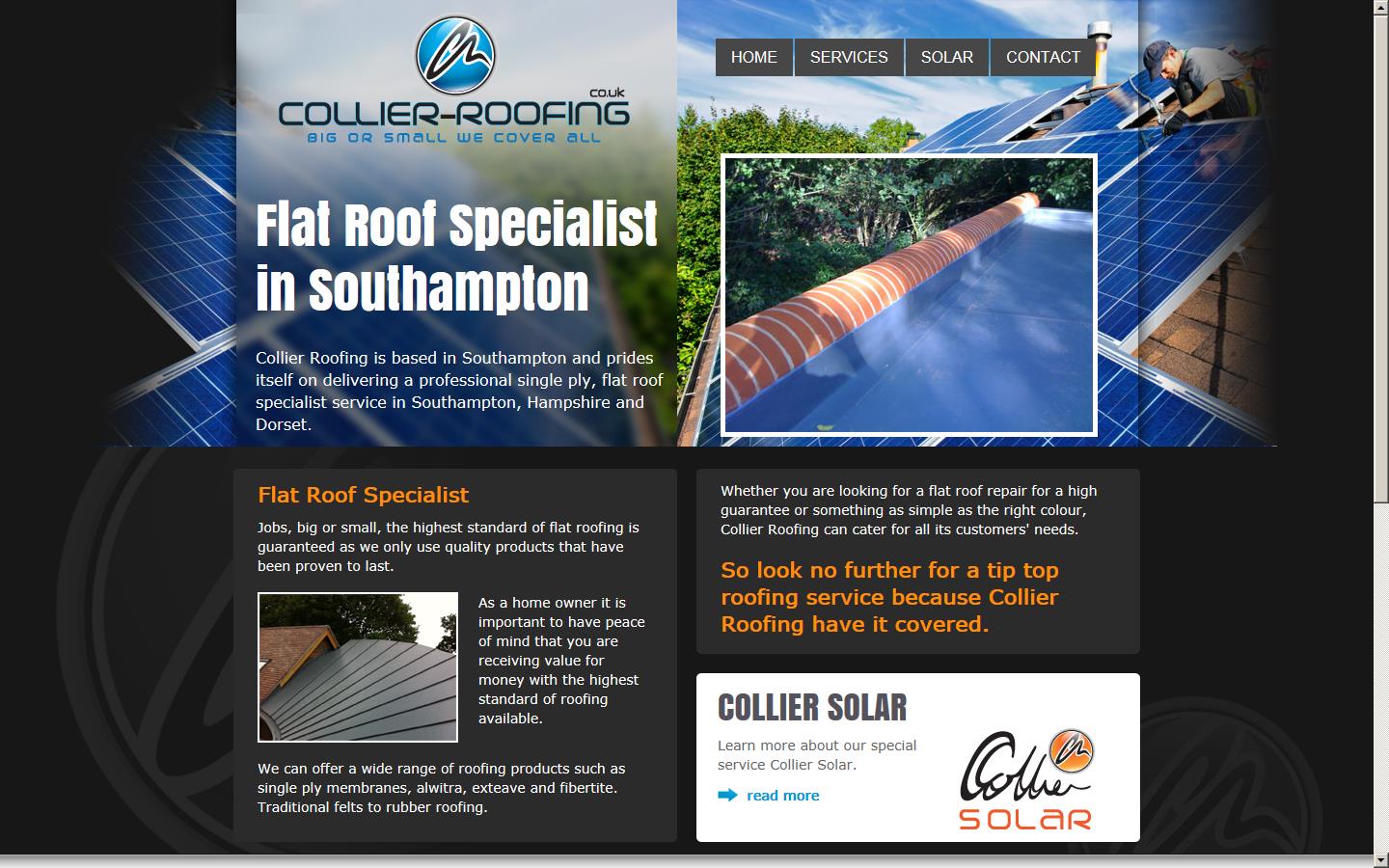 Collier Roofing Ltd Website