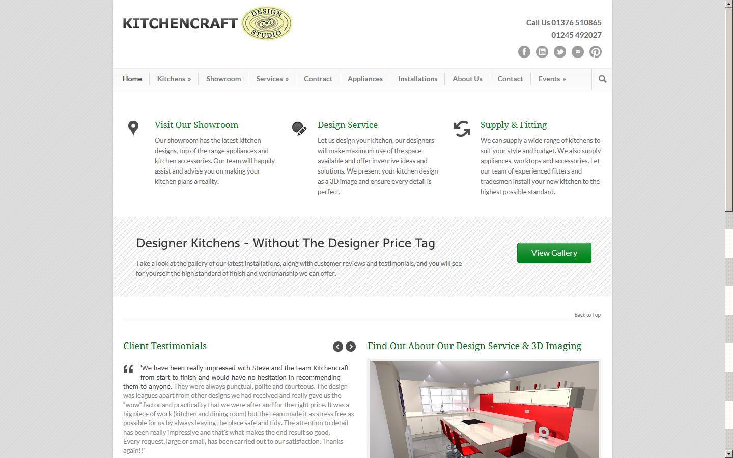 KitchenCraft Website