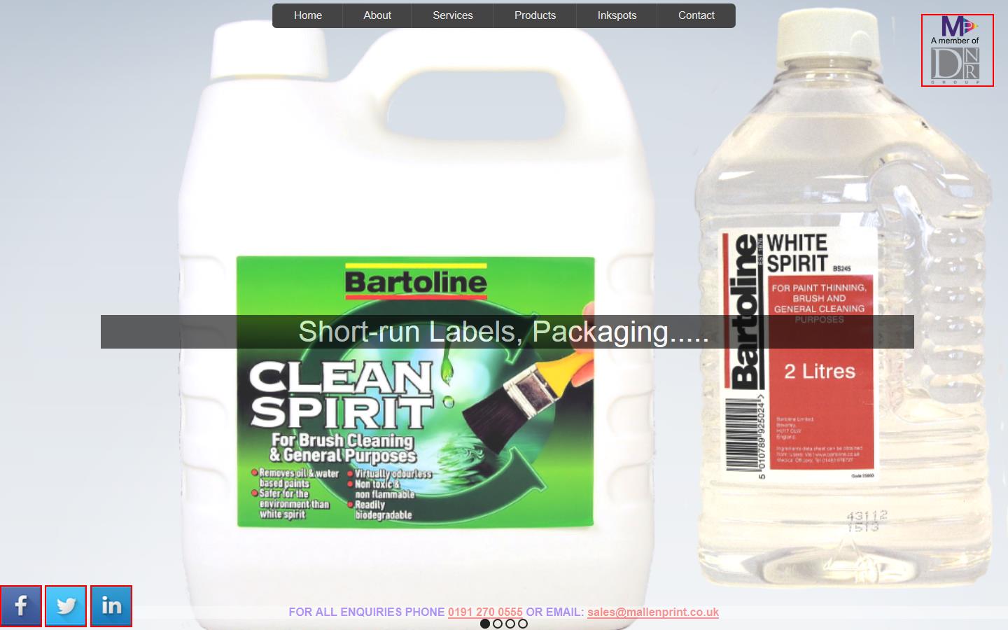 Mallen Print Ltd Website