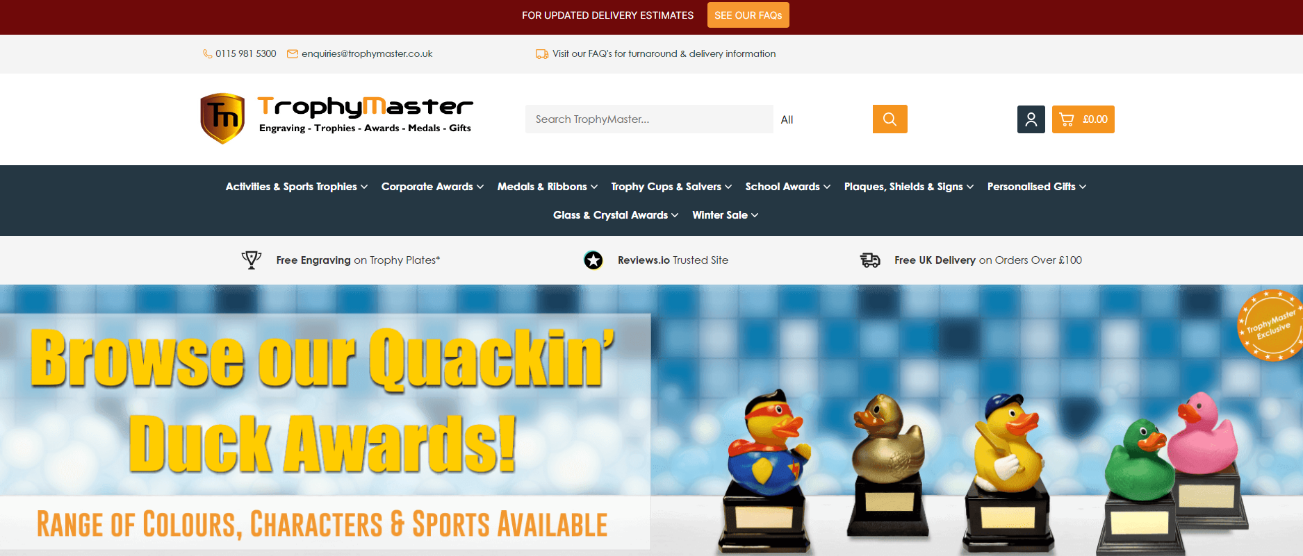 TrophyMaster Website