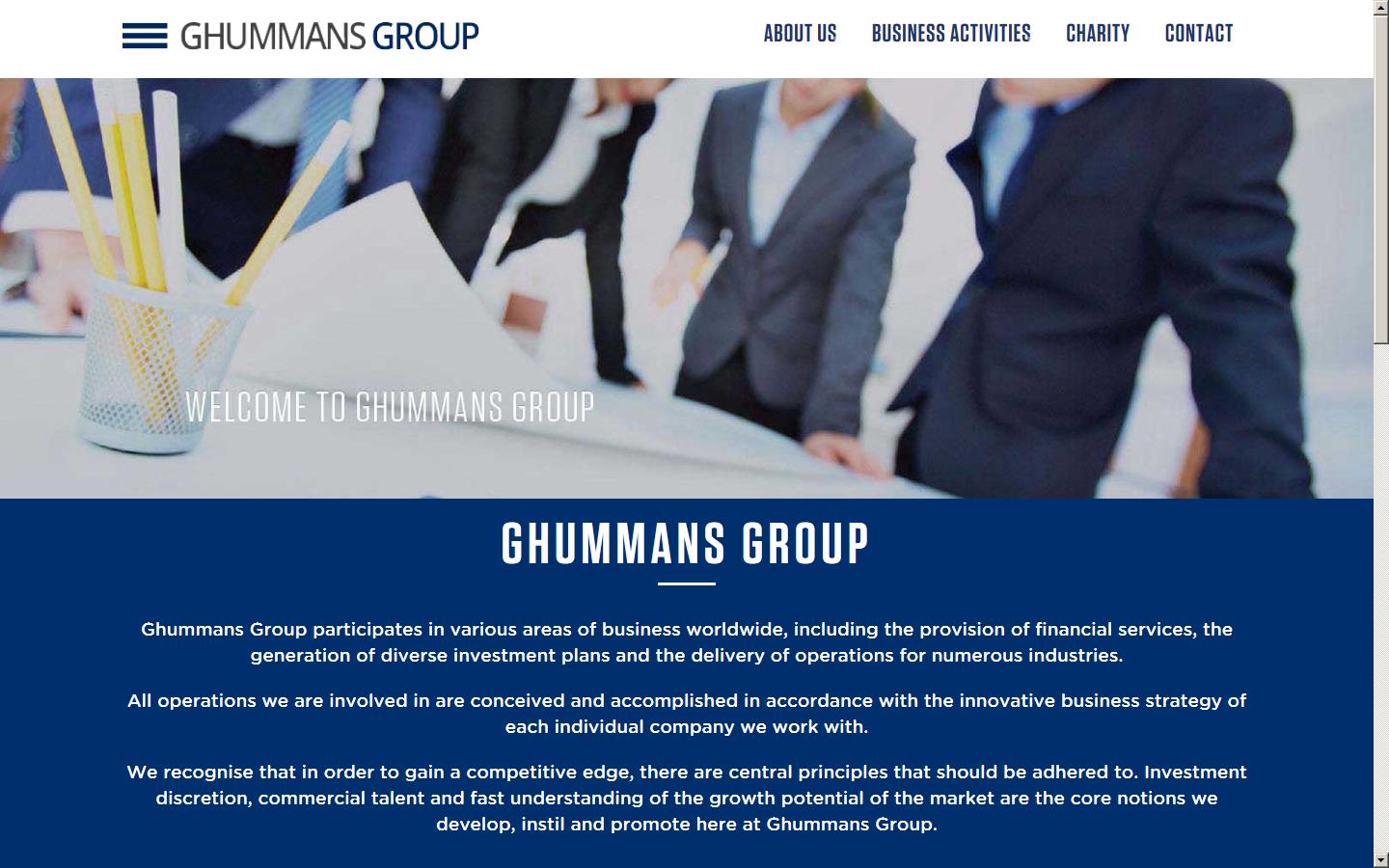 Ghummans Group Website