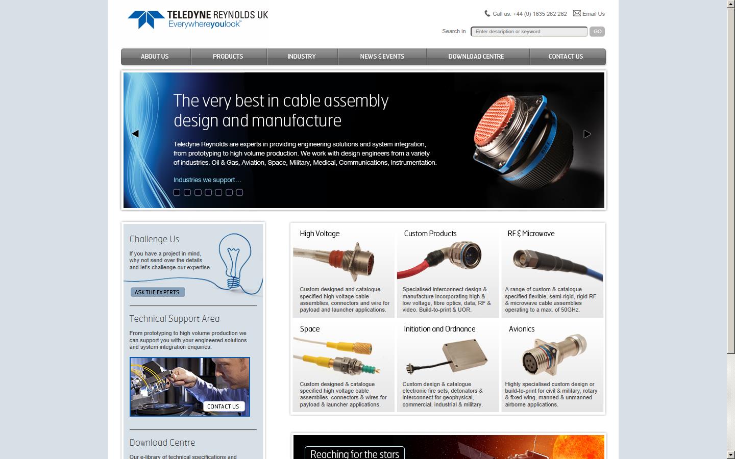 Teledyne Reynolds Website