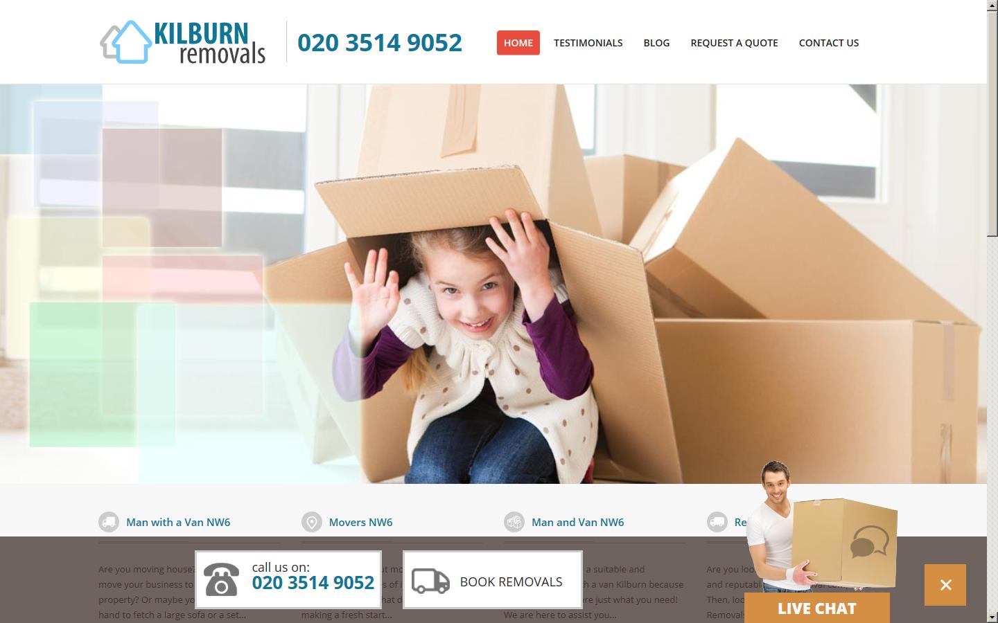 Kilburn Removals Website