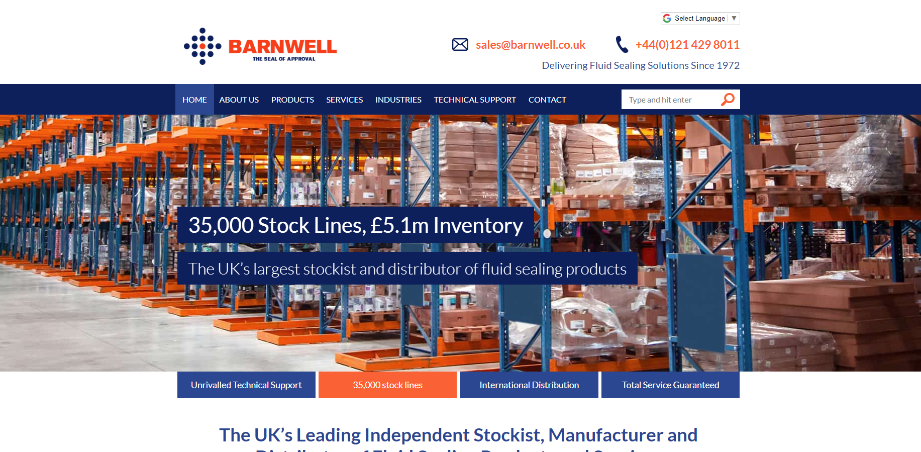 M Barnwell Services Ltd Website