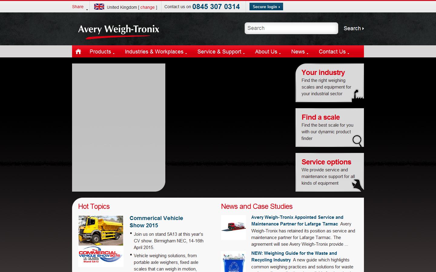 Avery Weigh-Tronix Website
