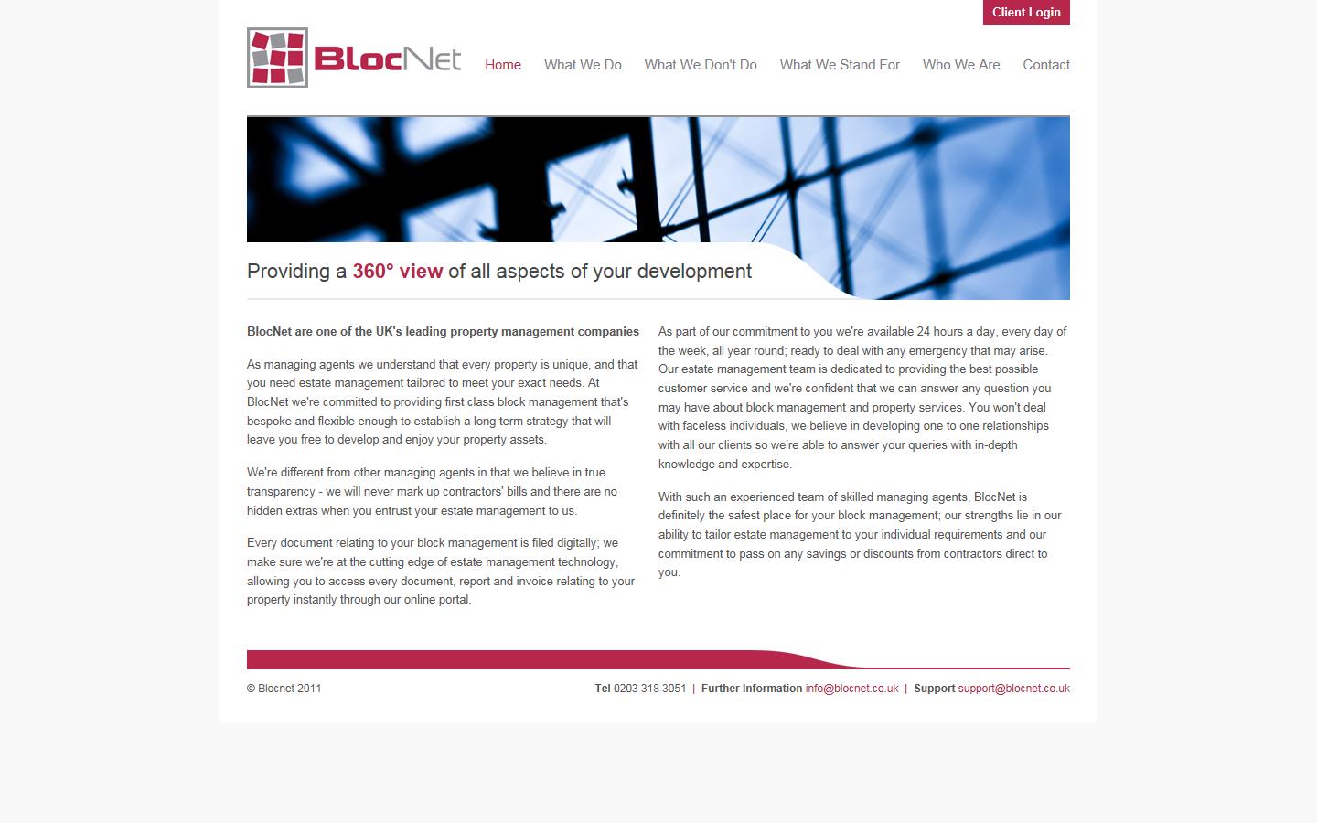 Bloc Net Website