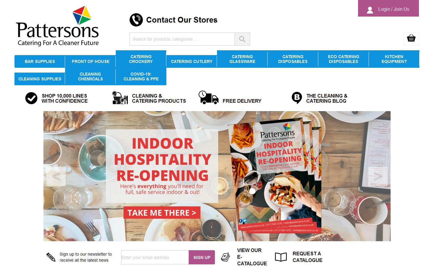 Pattersons Bristol Ltd Website