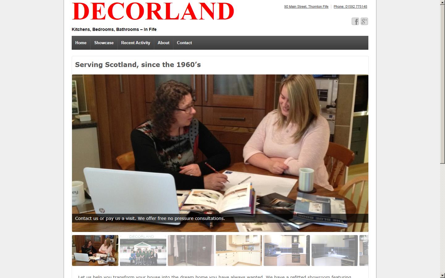 Decorland Website