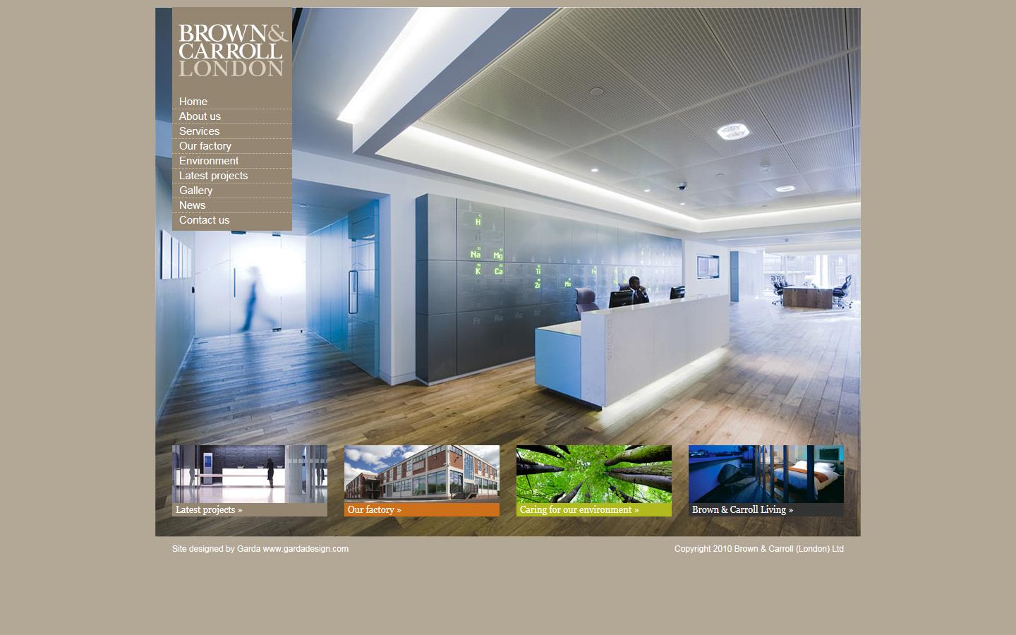 The Brown & Carroll Works Website