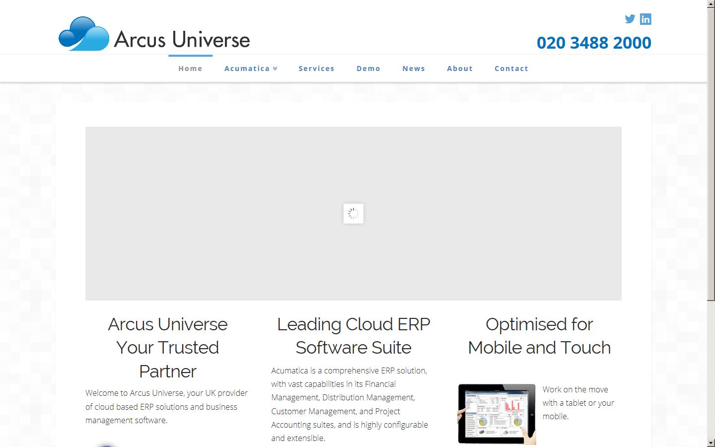 Arcus Universe Ltd Website