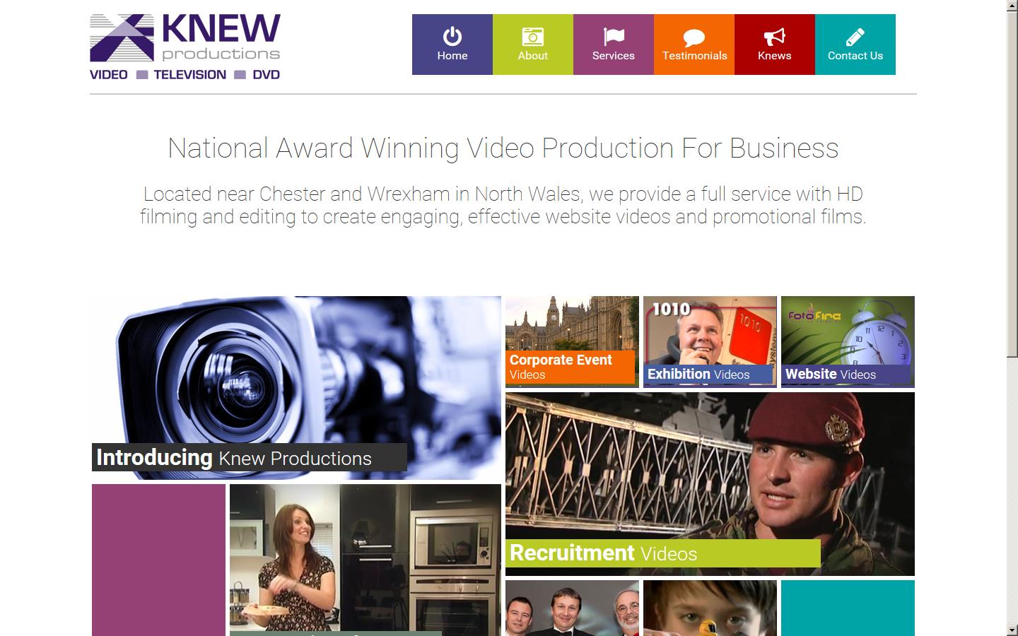 Knew Productions Website