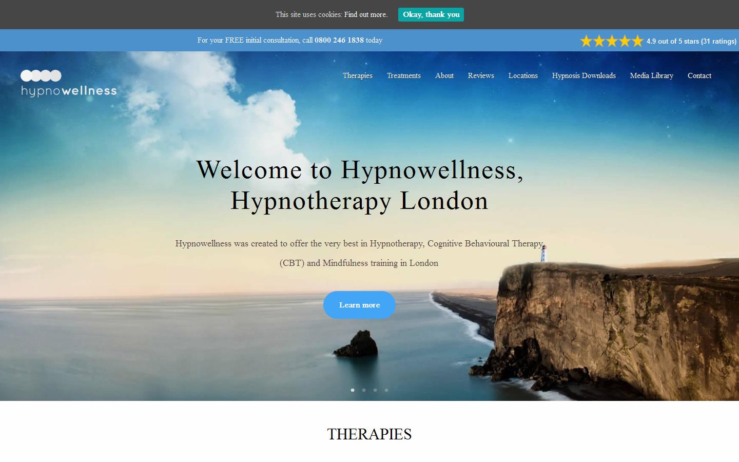 Hypnowellness Website