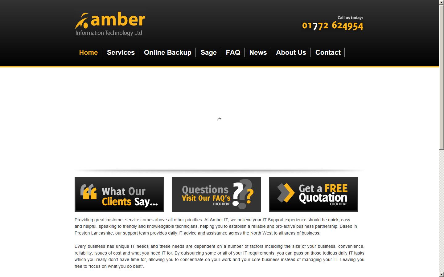 Amber IT Website