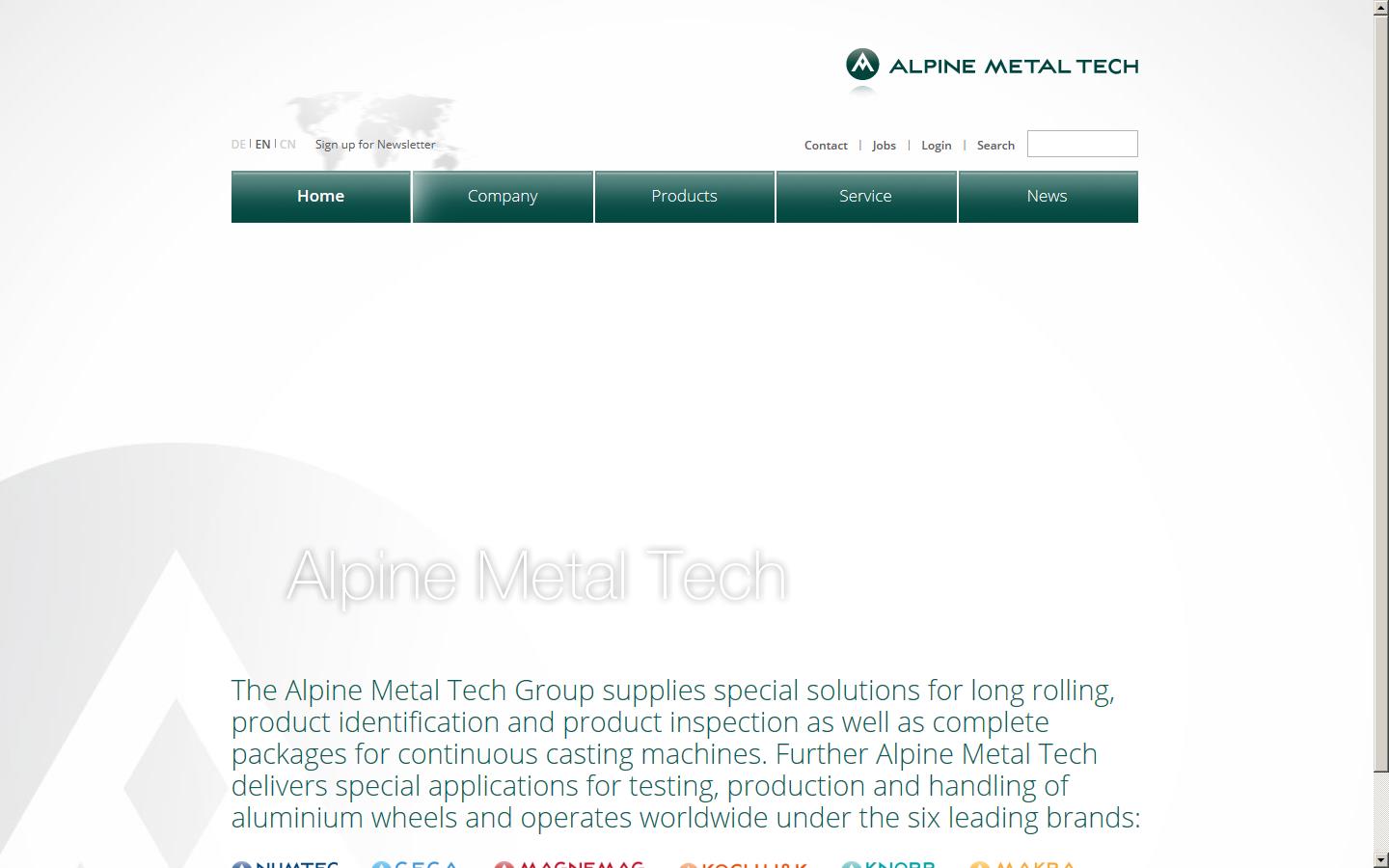 Alpine Metal Tech Website