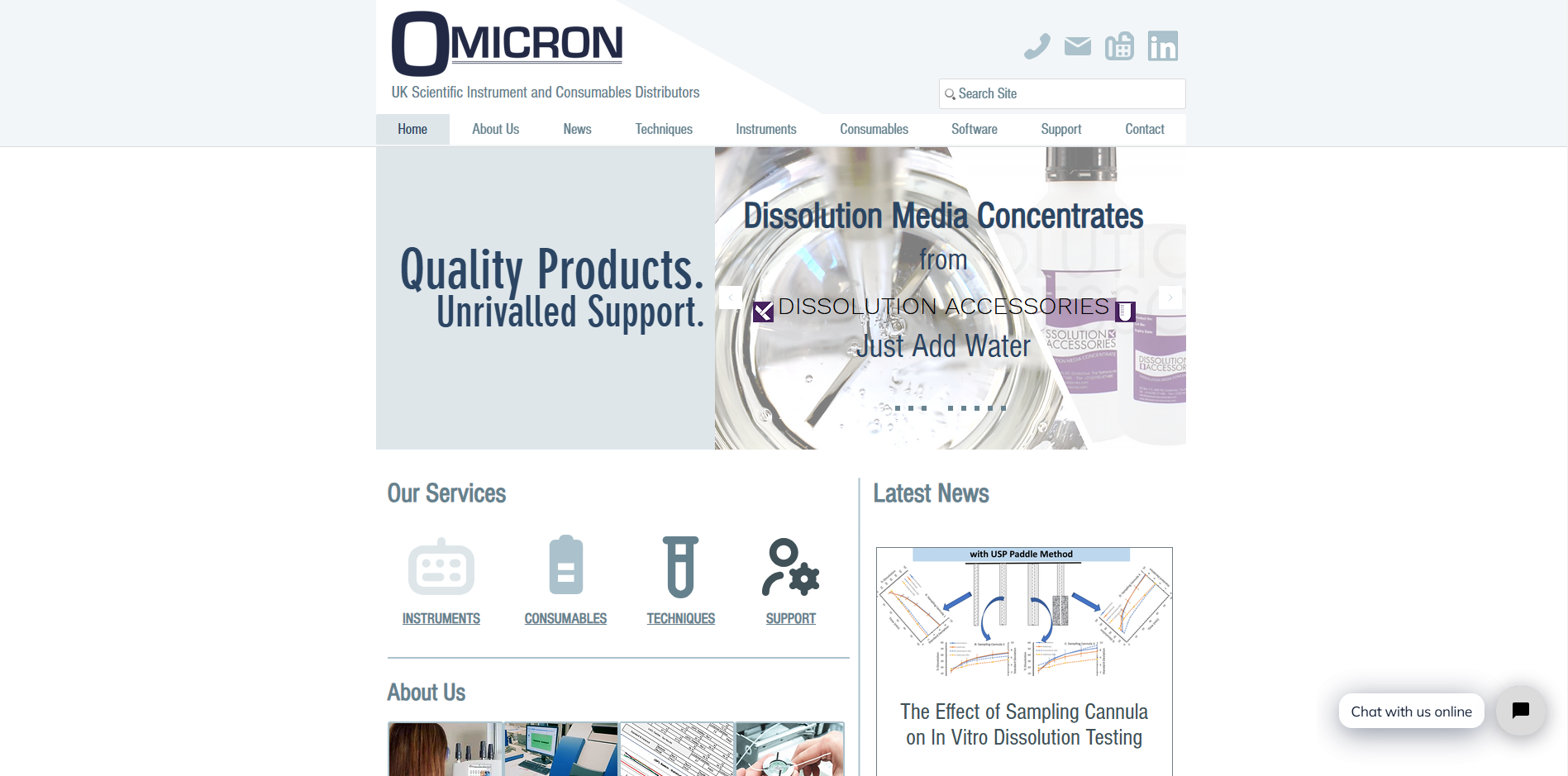 Omicron Research Website