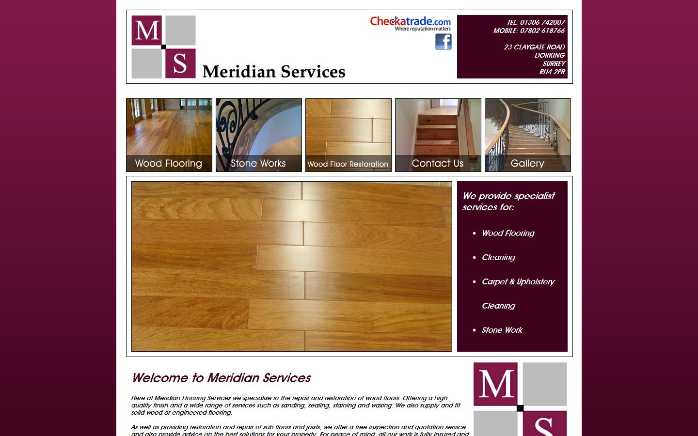 Meridian Services Website