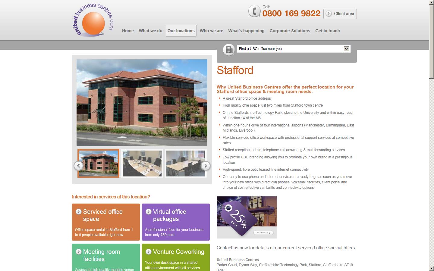 UBC Stafford Website