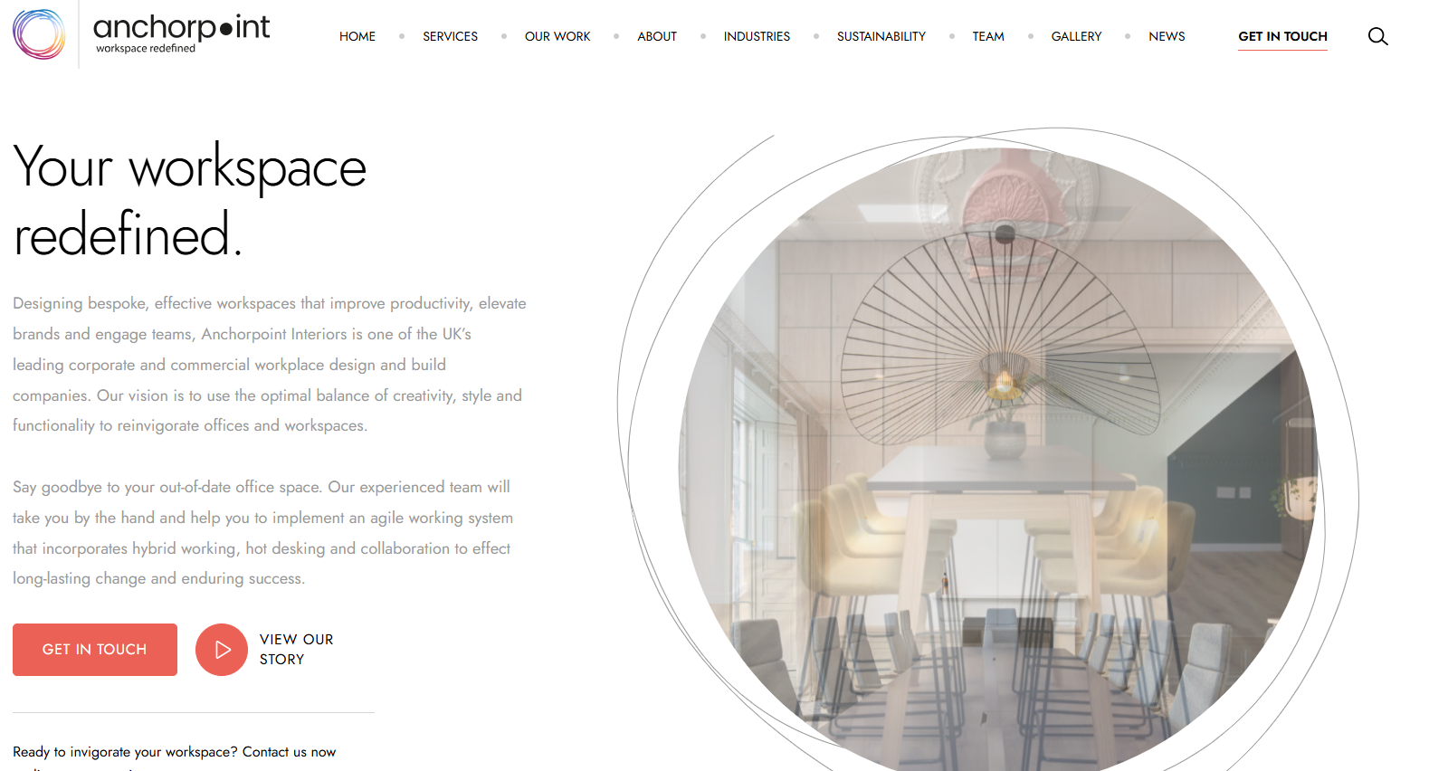 Anchorpoint Interiors Website