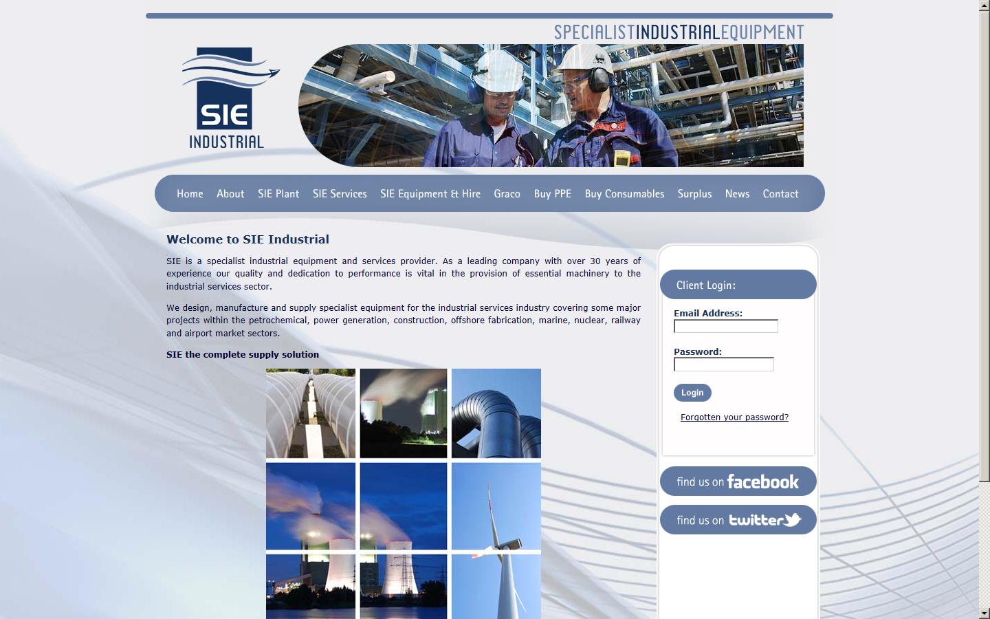 SIE Industrial Ltd Website