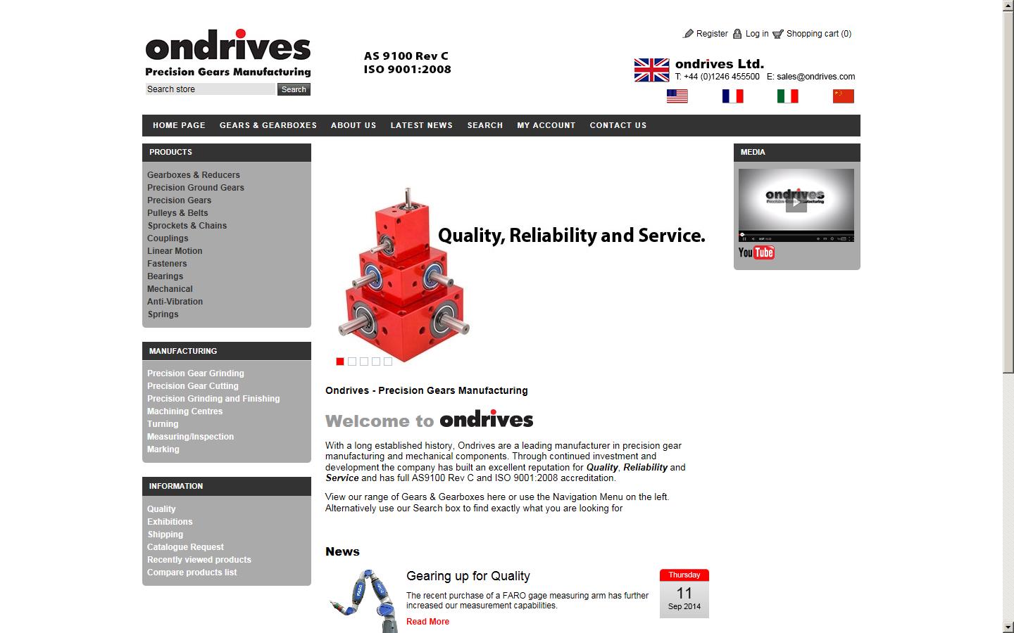 Ondrives Ltd Website
