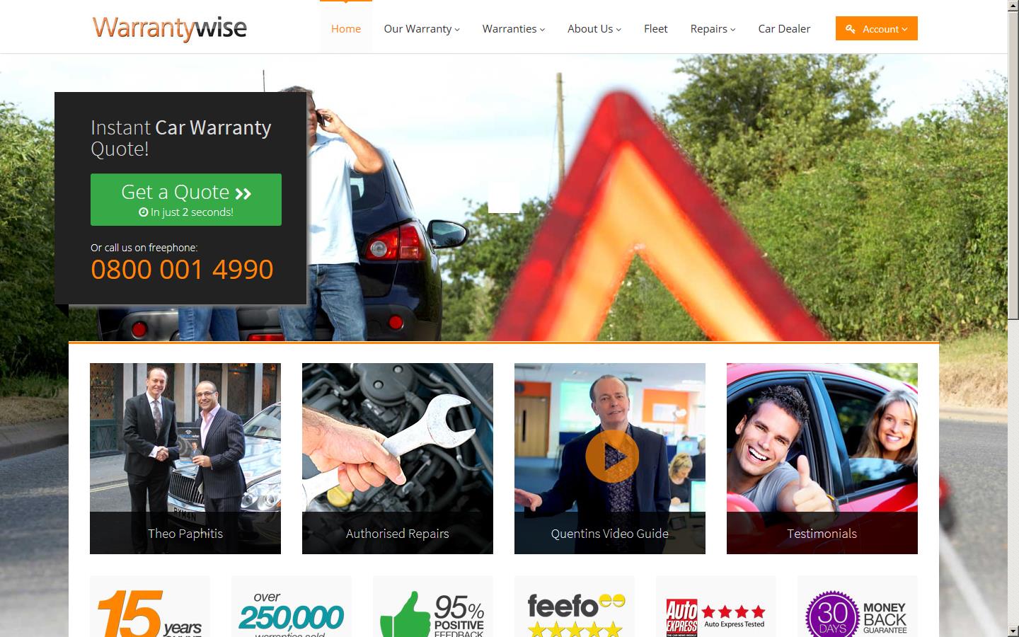 Warrantywise Website