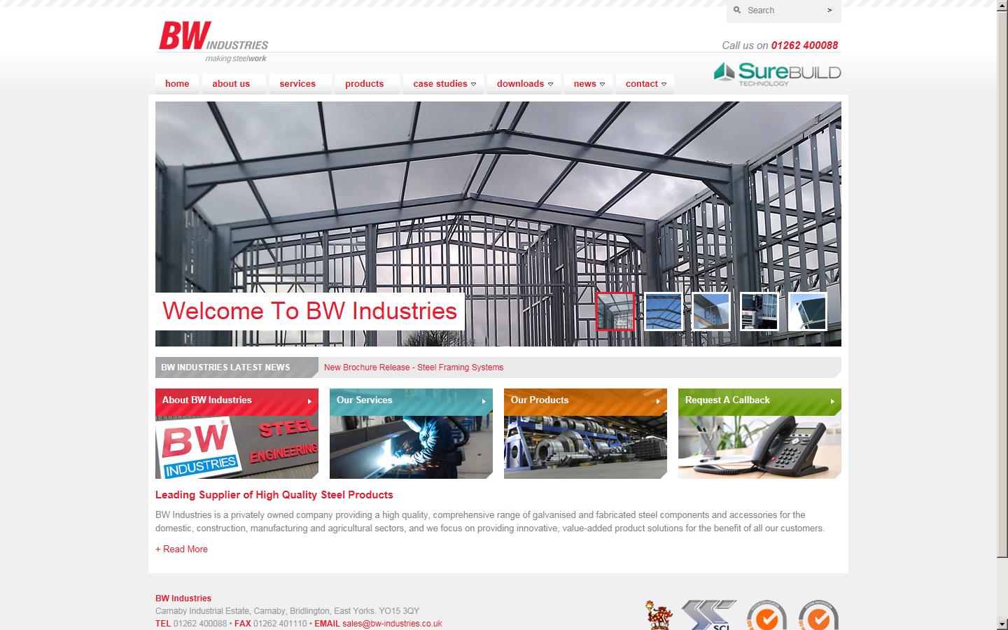 BW Industries Website