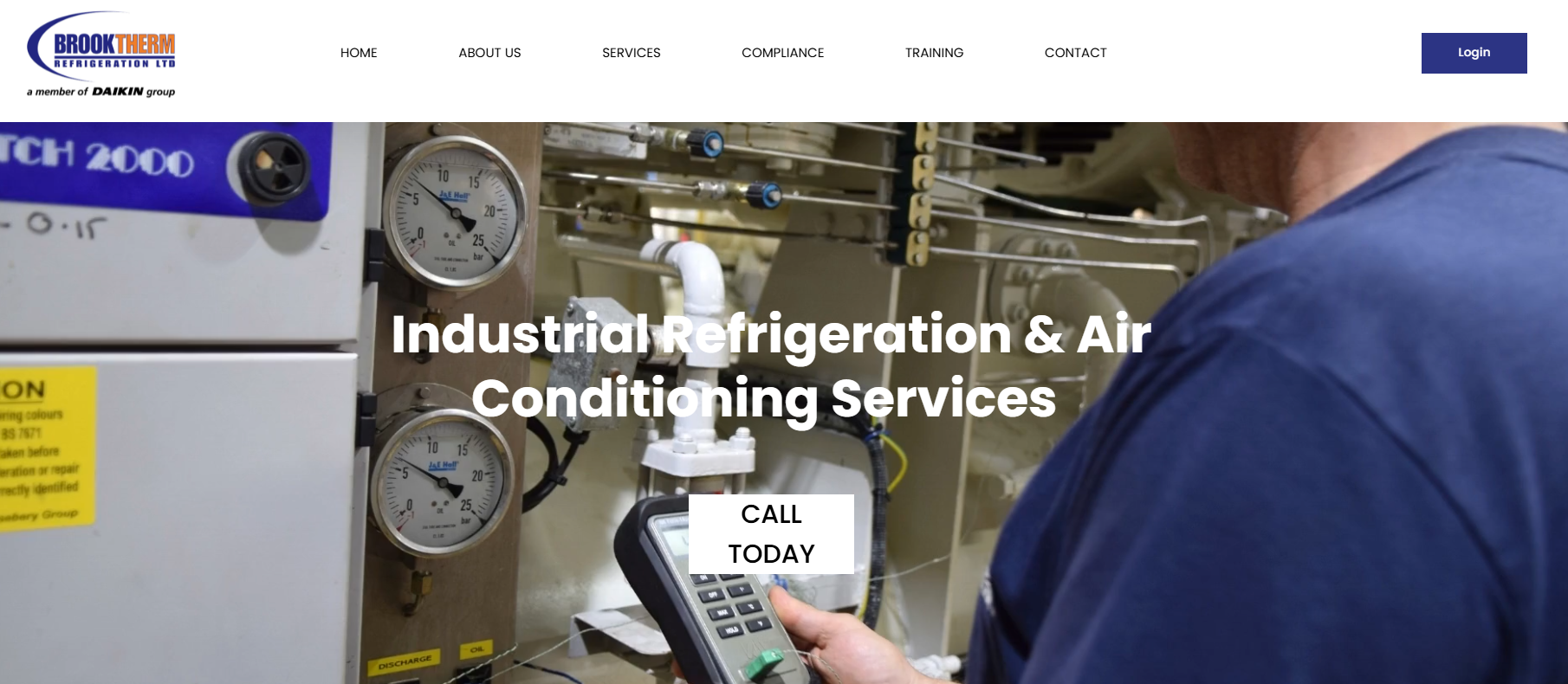 Brooktherm Refrigeration Website