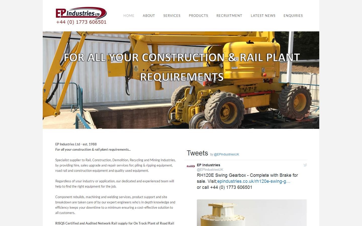 EP Industries Website