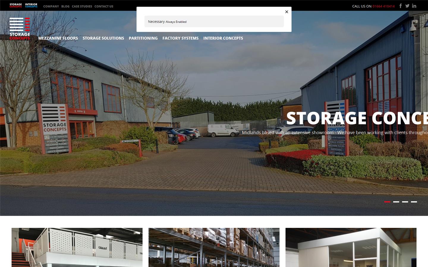 Storage Concepts Website