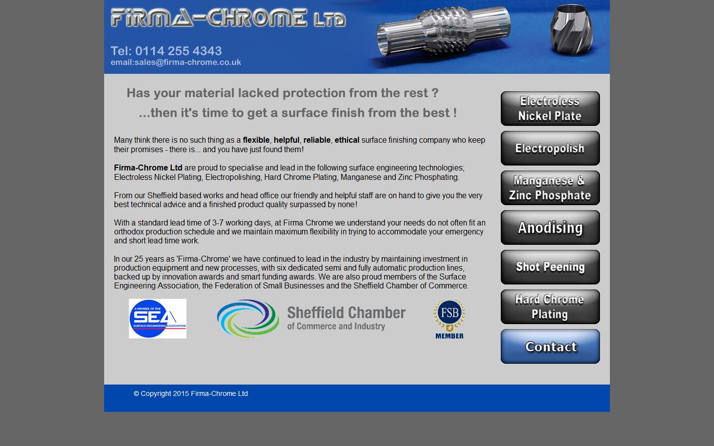Firma-Chrome Website