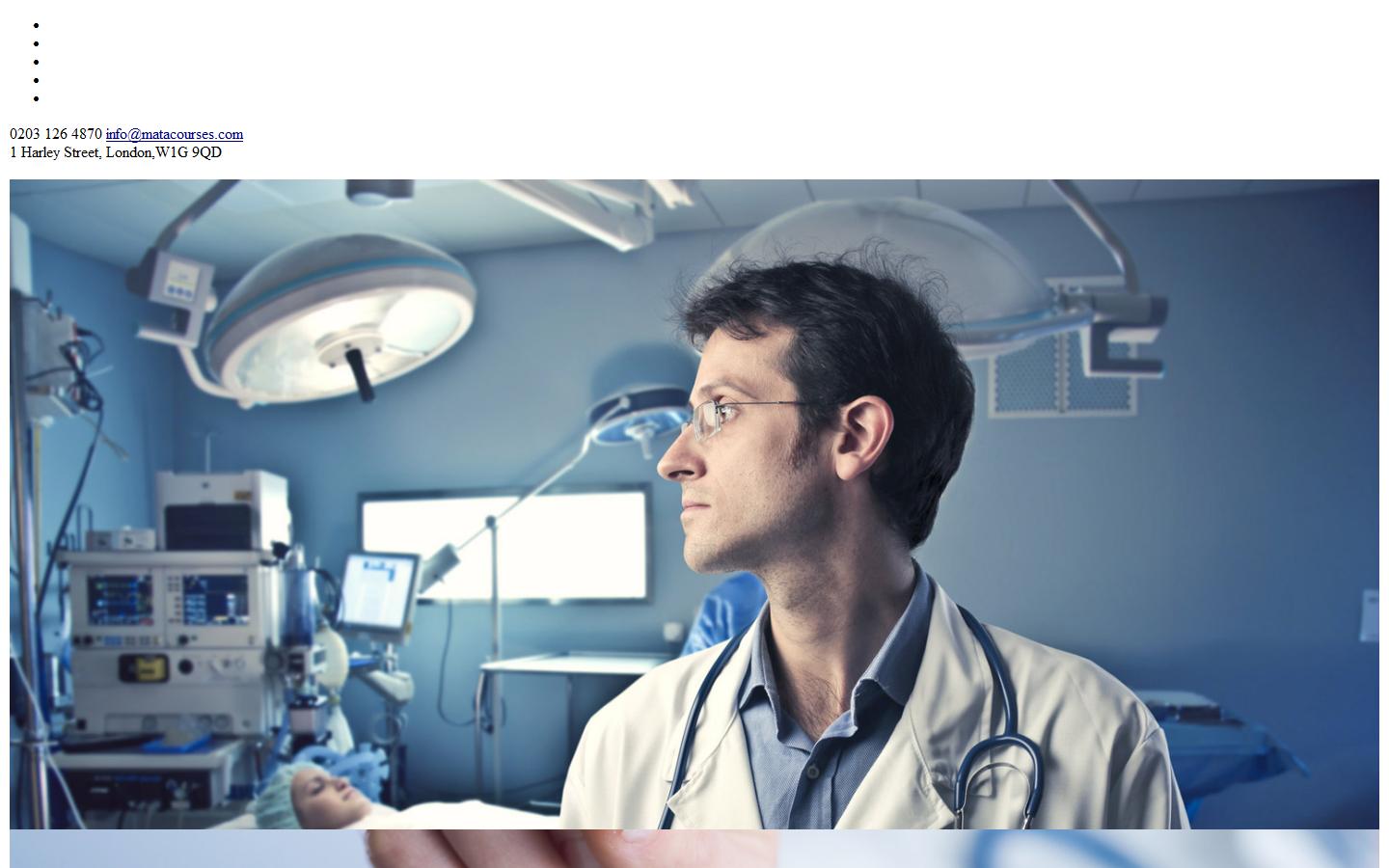 Medical & Aesthetic Training Academy Website