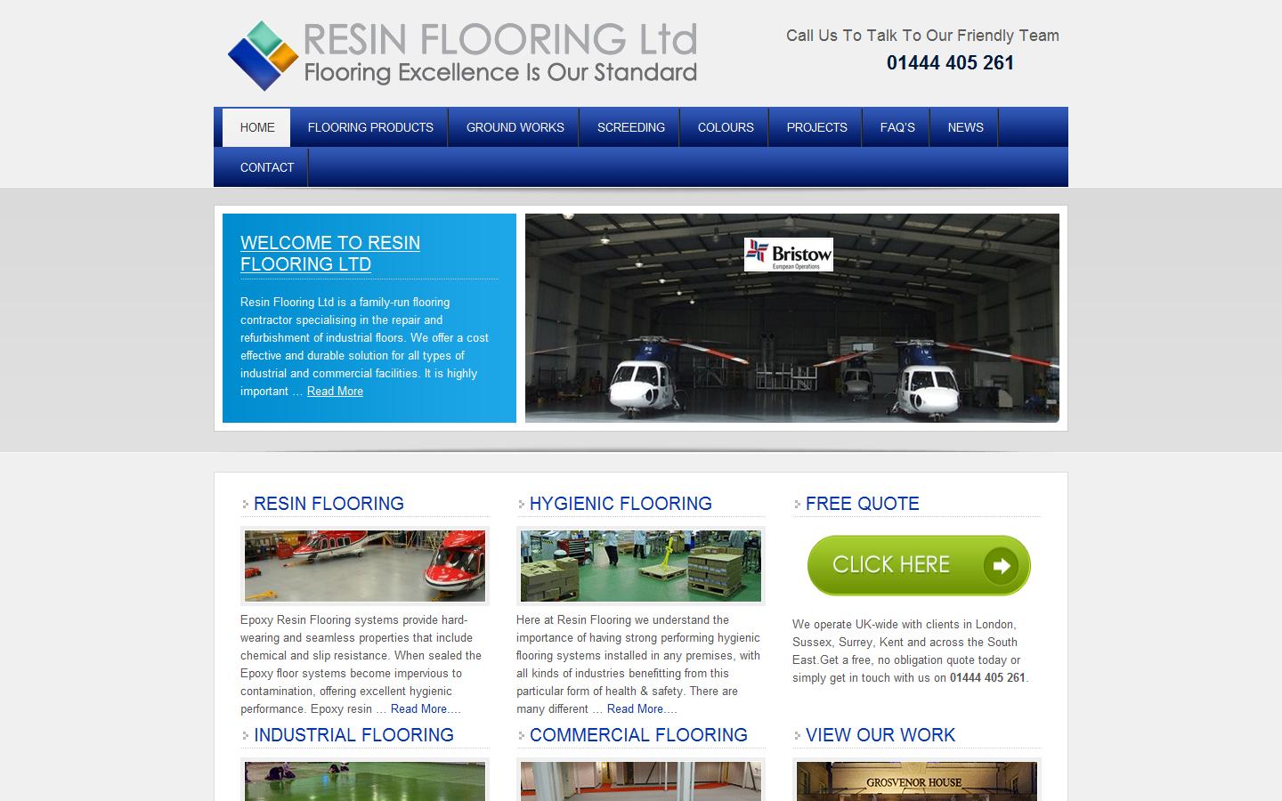 Resin Flooring Ltd Website