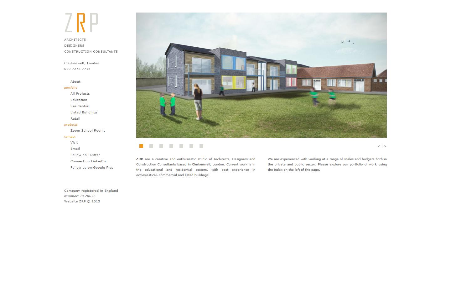 ZRP Architects Website