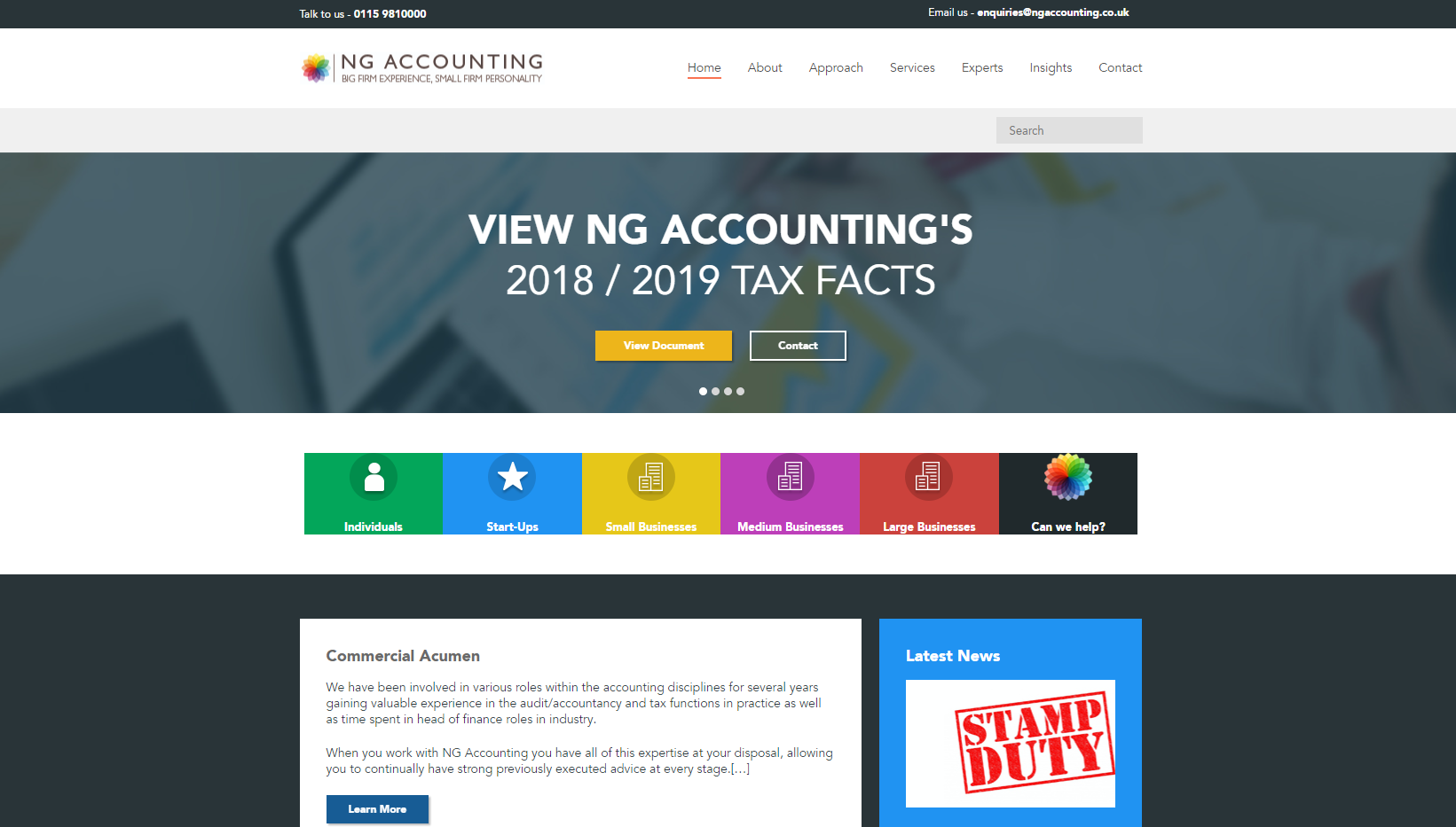 NG Accounting Website