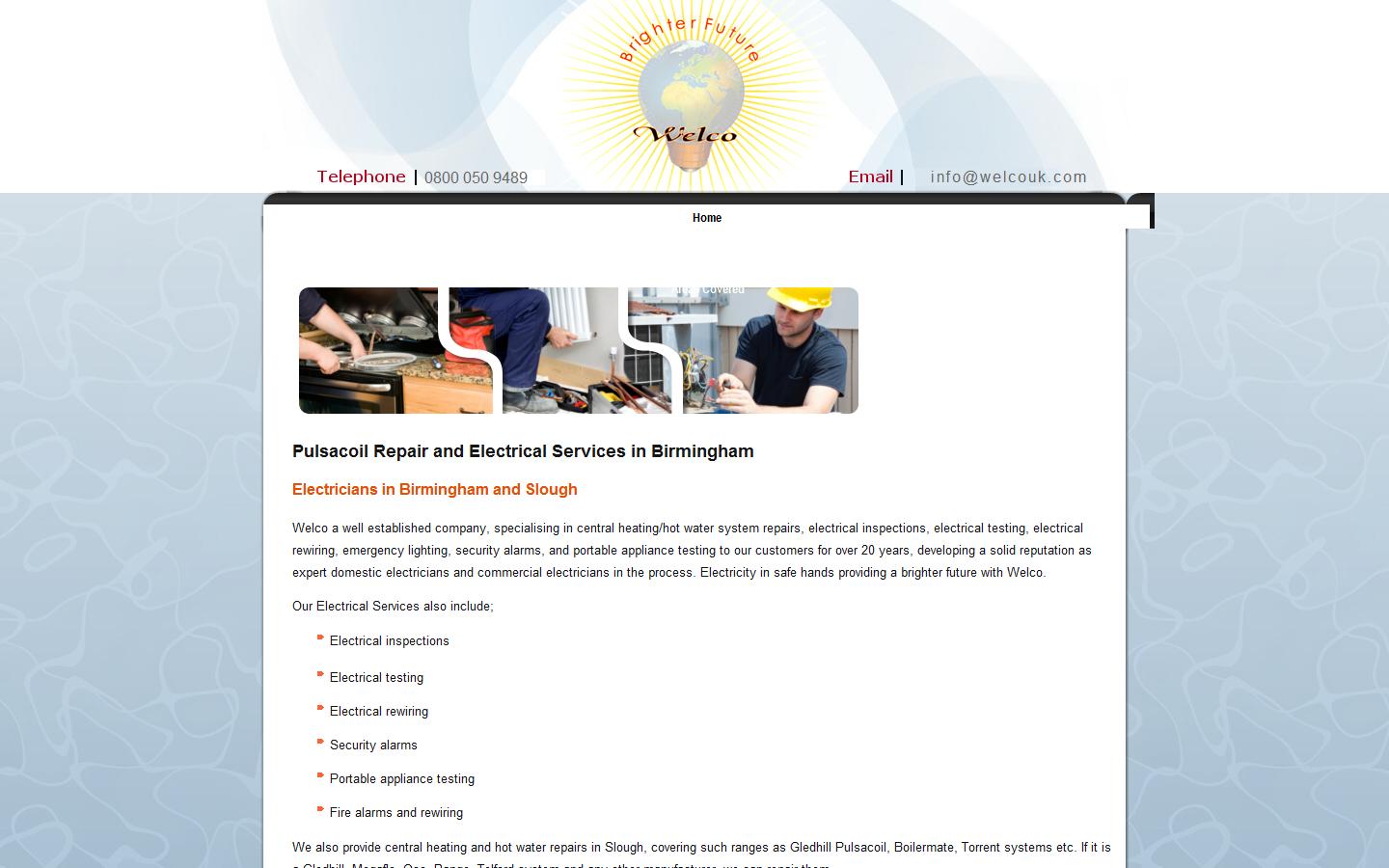 Welco Electrical Website