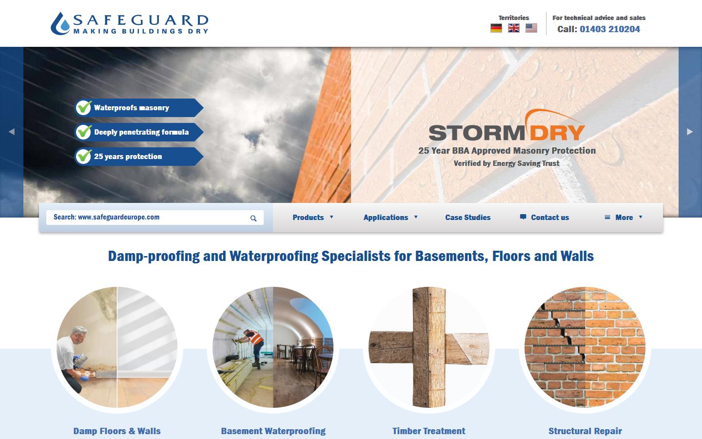 Safeguard Europe Ltd Website