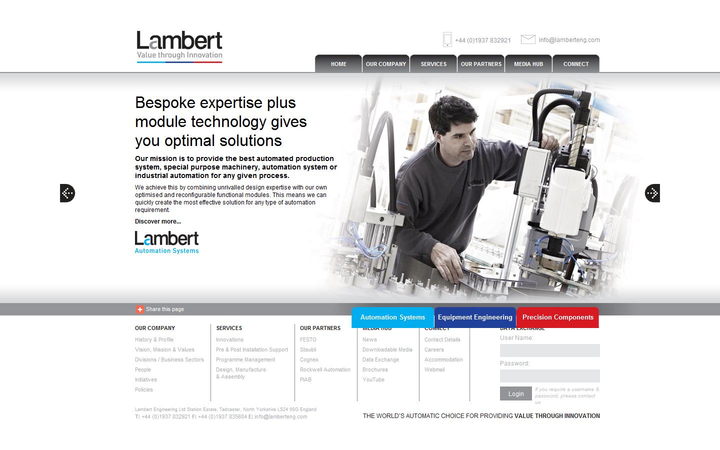 Lambert Engineeing Website