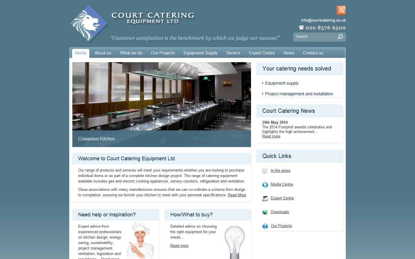 Court Catering Equipment Ltd Website