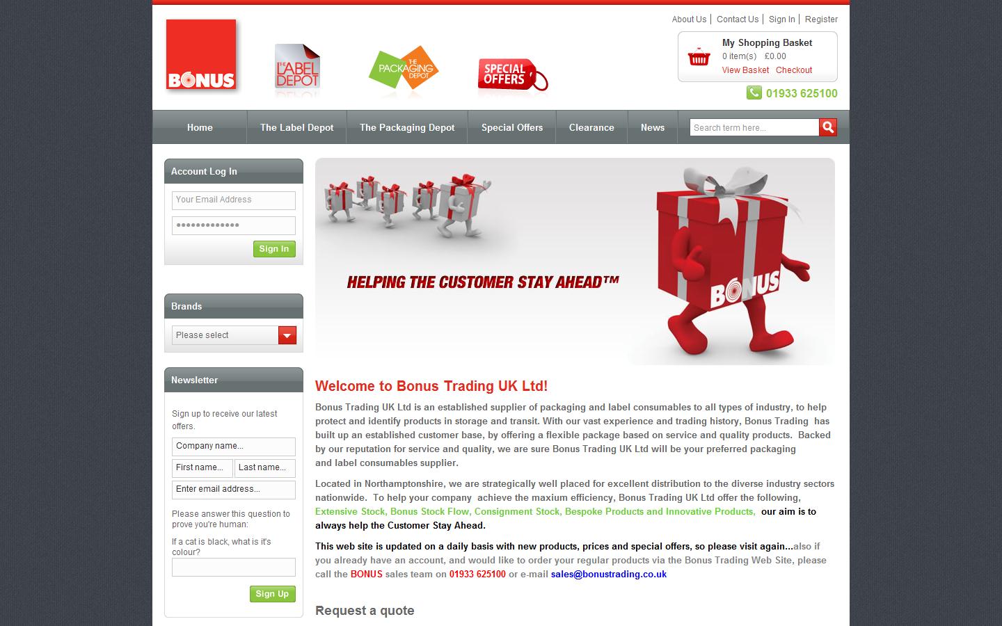 Bonus Trading Website