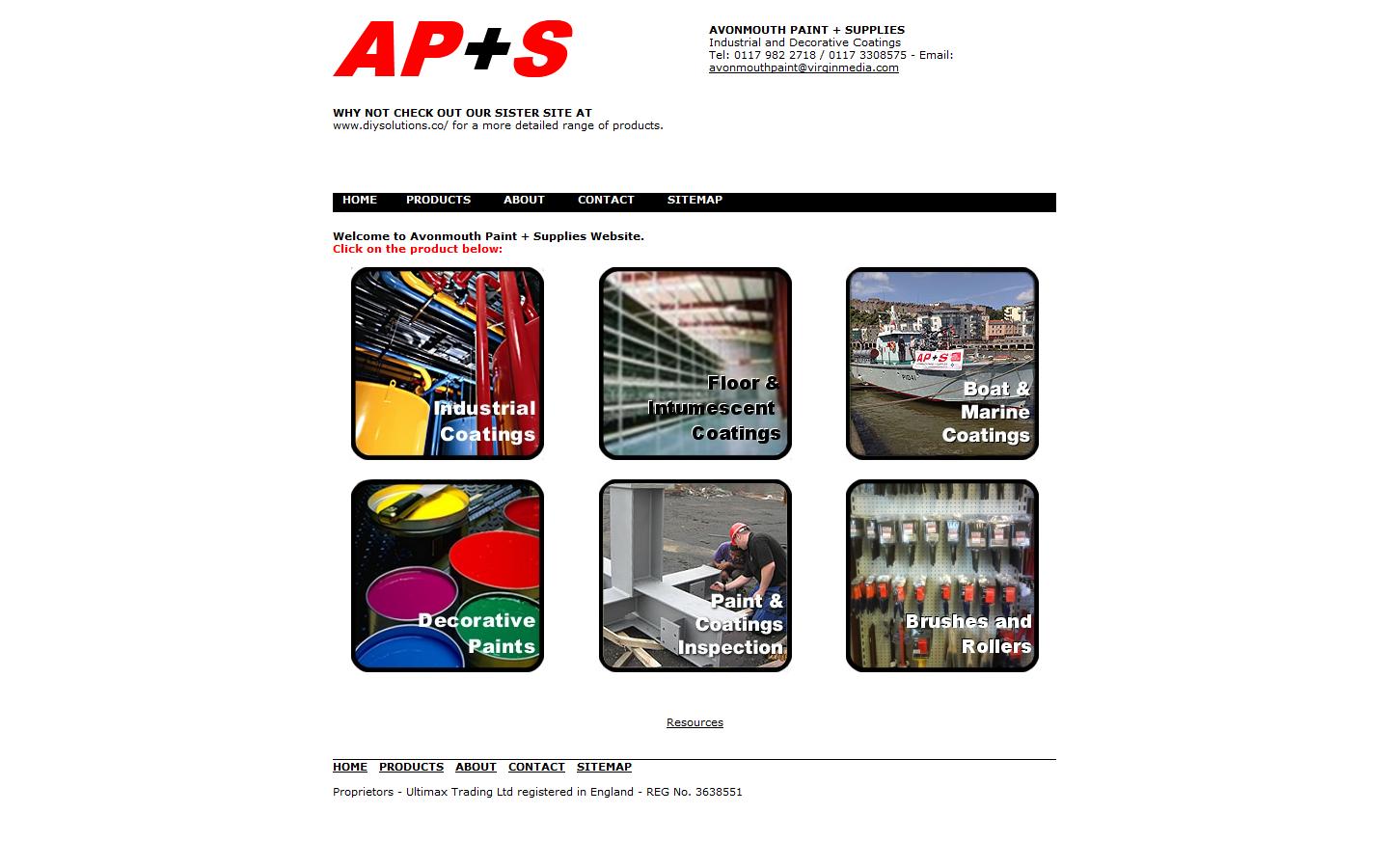 Avonmouth Paint & Supplies Website