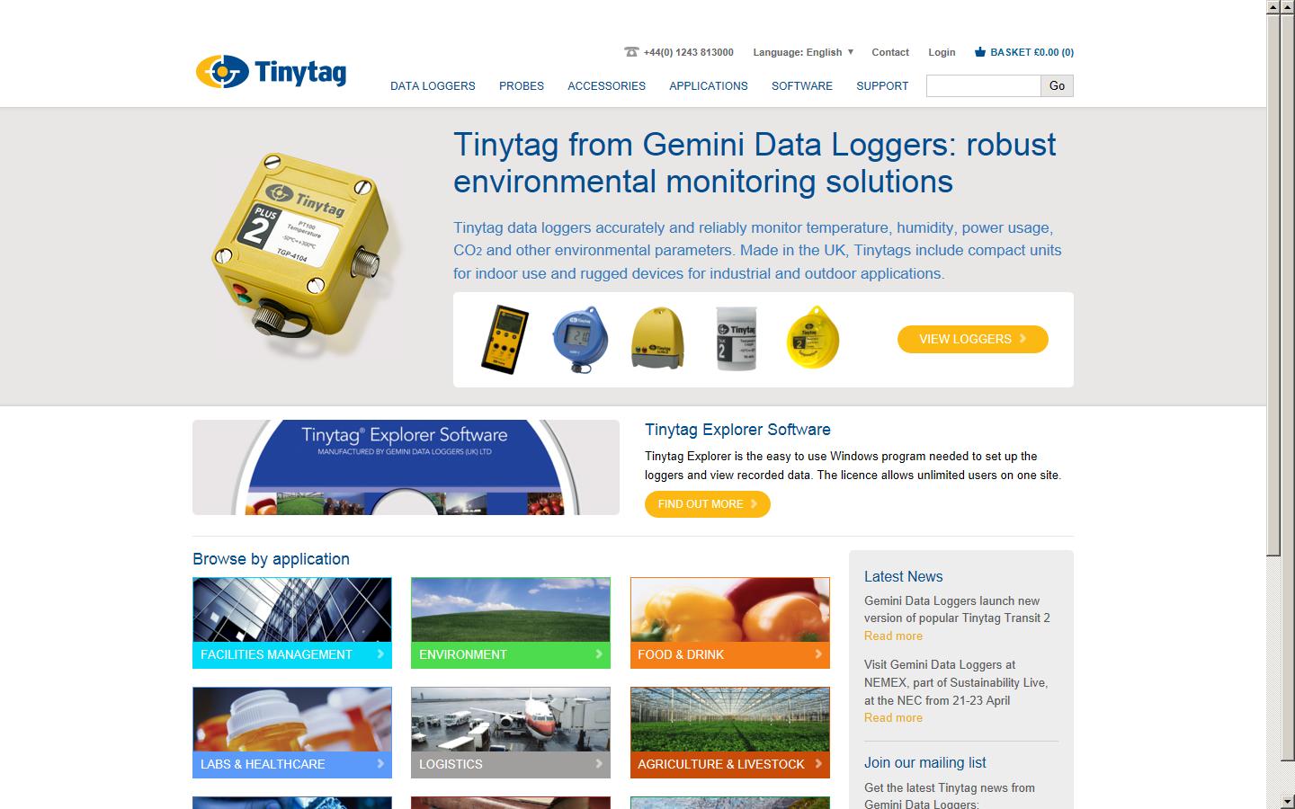Gemini Data Loggers Website