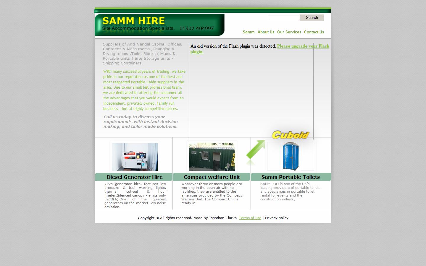 Samm Hire Website