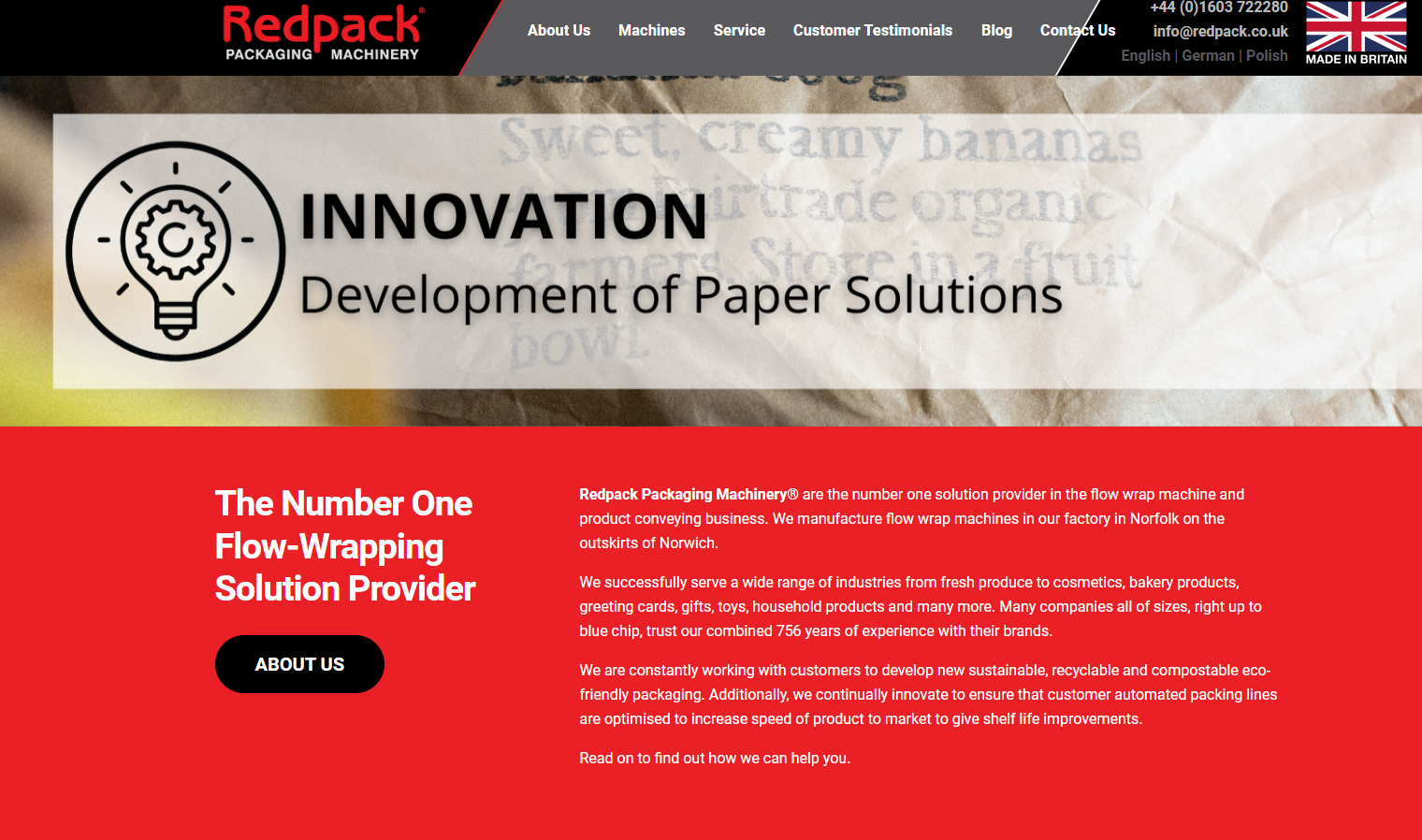 Redpack Website