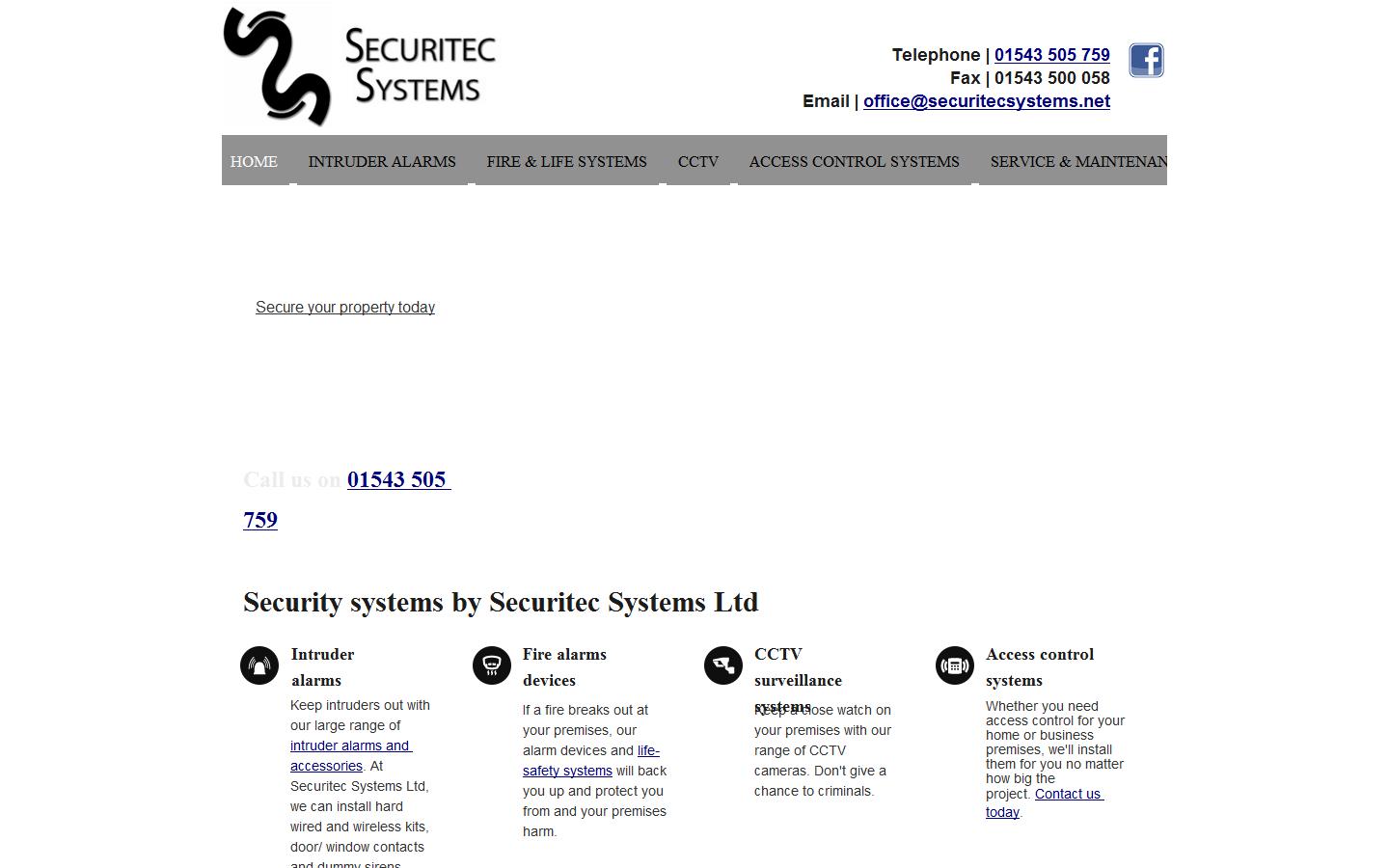 Securitec Systems Website