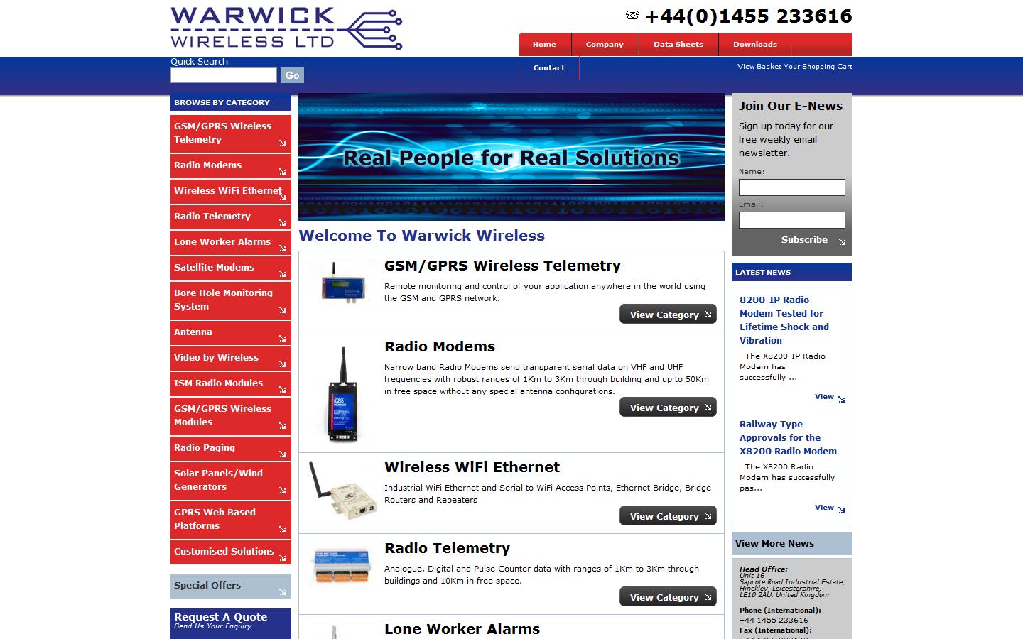 Warwick Wireless Website