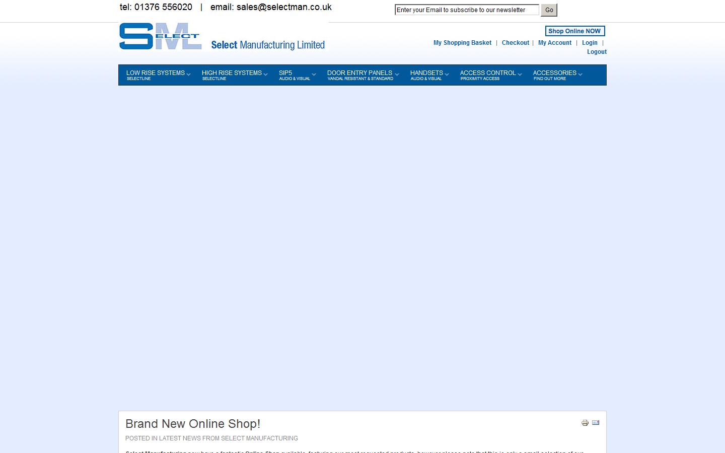 Select Manufacturing Website