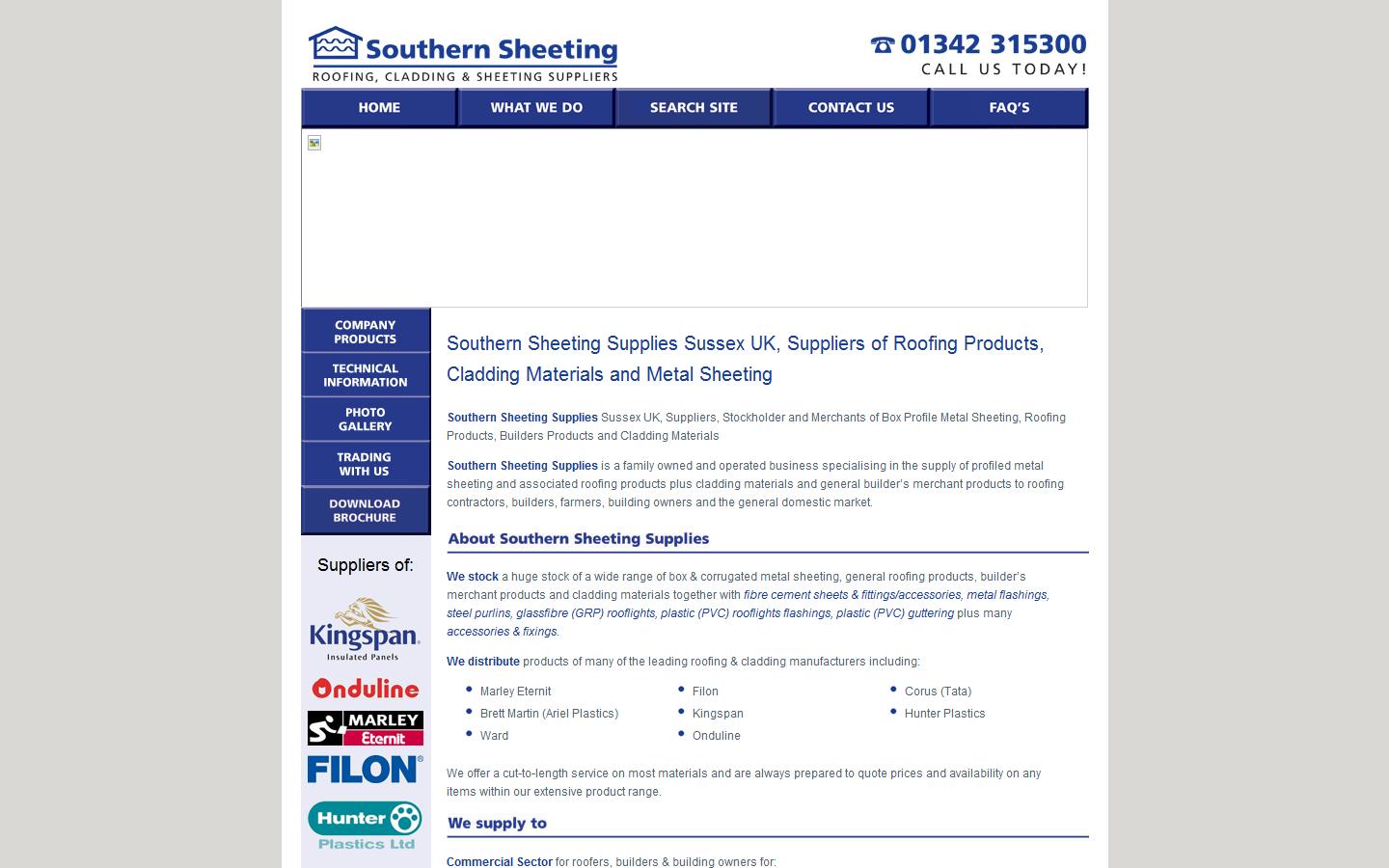 Southern Sheeting Supplies Website