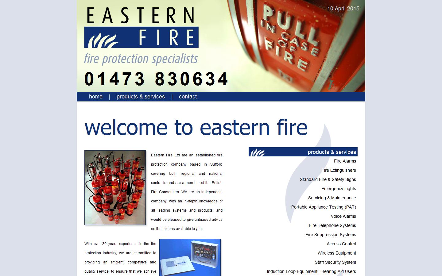Eastern Fire Website